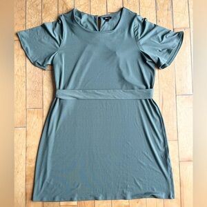 Reitmans Sage Midi with Bow Dress Size XXL